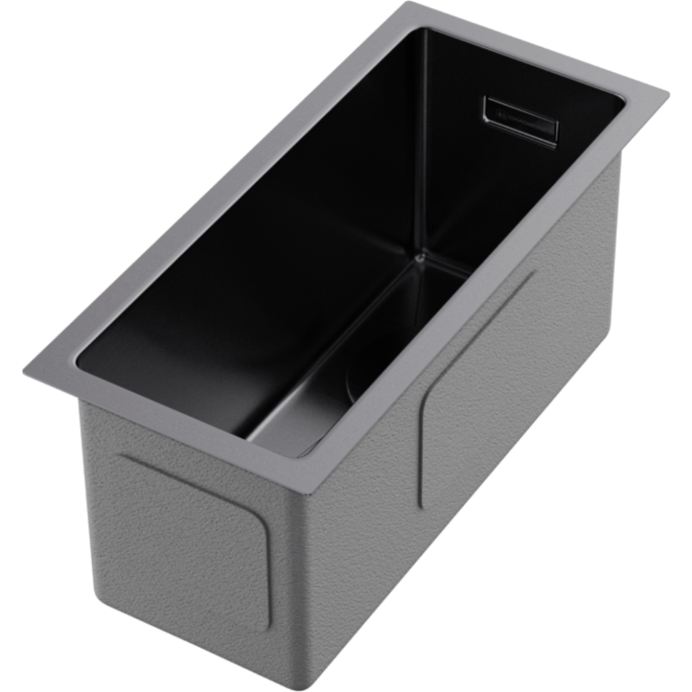 Кухонная мойка Omoikiri Taki 20-U/IF-GM нерж. сталь/вороненая сталь