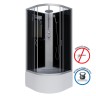 Душевая кабина Niagara Classic NG-2508-14BKT (90х90х210) высокий поддон(40см),стекло тонированное,4 места