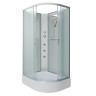 Душевая кабина Niagara Classic NG-33084-14LBKG (100х80х200) средний поддон(26см),стекло матовое,4 места