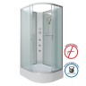 Душевая кабина Niagara Classic NG-33084-14LBKG (100х80х200) средний поддон(26см),стекло матовое,4 места