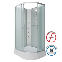 Душевая кабина Niagara Classic NG-33084-14LBKG (100х80х200) средний поддон(26см),стекло матовое,4 места