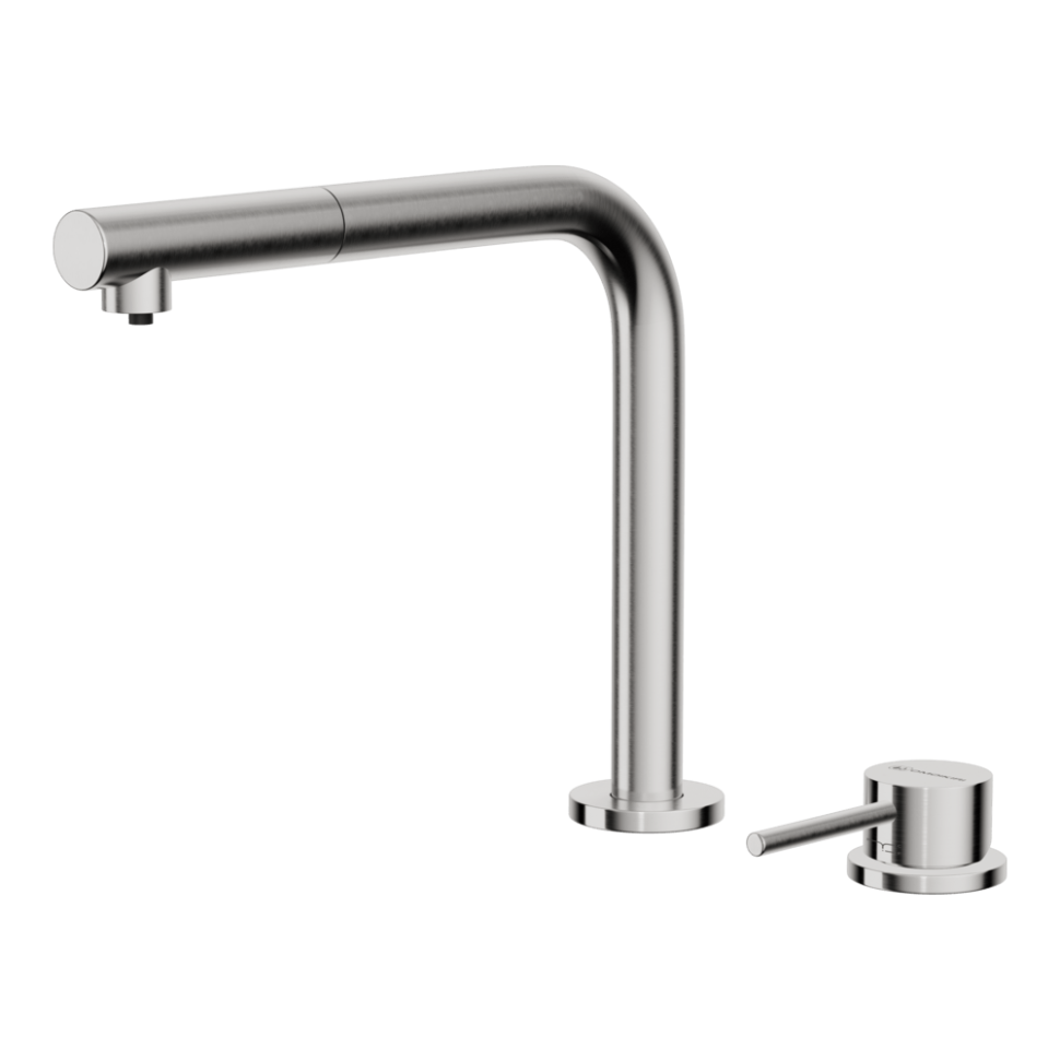 Смеситель для кухни Omoikiri Nara 2 Plus-S-BN латунь/нержавеющая сталь