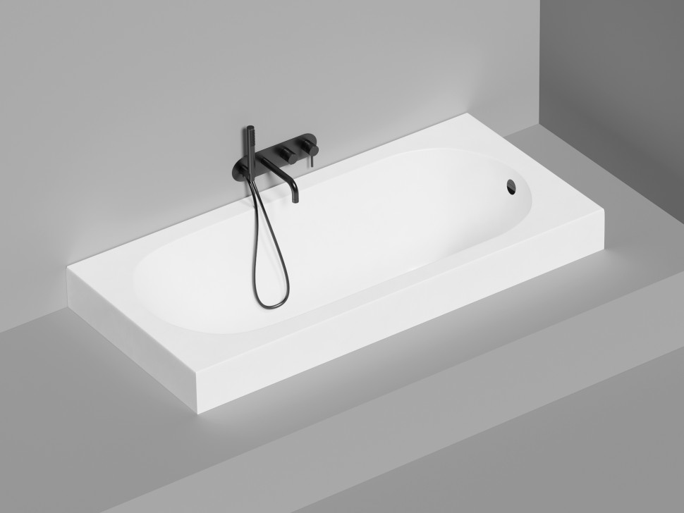 Ванна встраиваемая ORNELLA 170x80 покраска по RAL полностью S-Sense Матовое