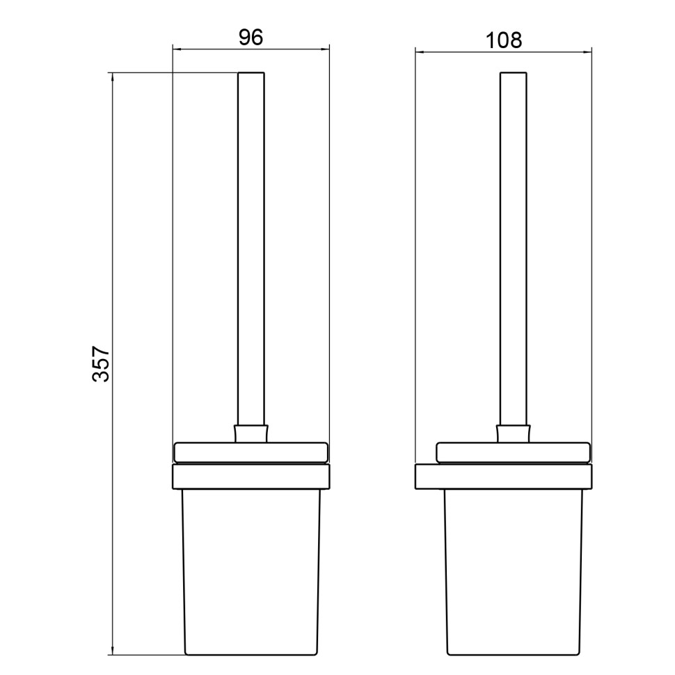 Щетка для туалета Timo Petruma 15261/00 хром