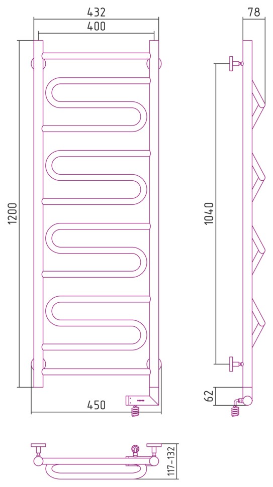 Элегия 2.0 1200х400 МЭМ правый