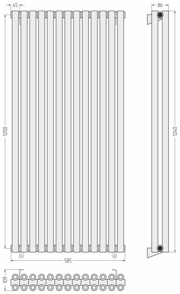 Эстет-00 1200х585 13 секций