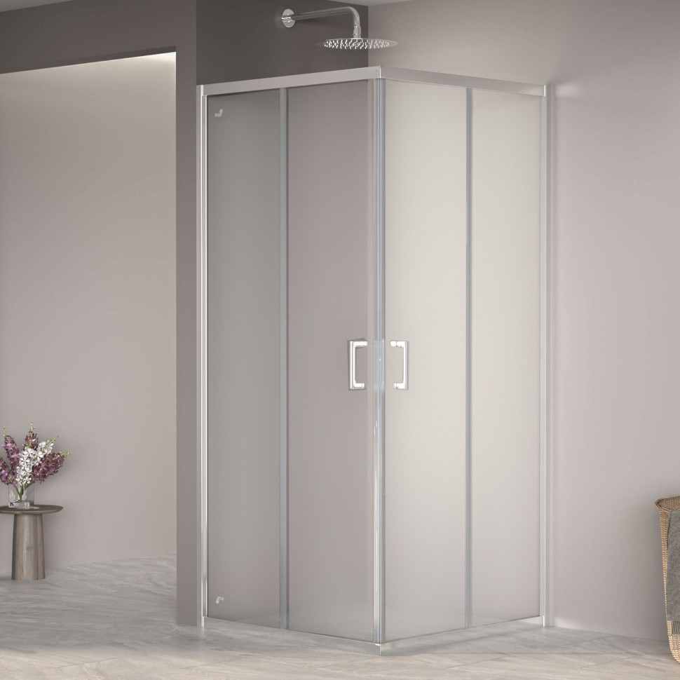 Душевой уголок RGW PA-030 (Матовое-Сатинат, 800x800)