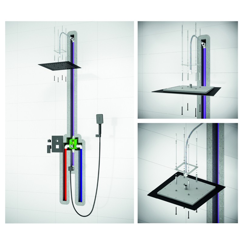 Душевая система встроенная Timo Selene SX-2029/00SM хром