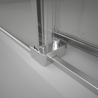 Душевая дверь Veconi Vianno VN-75, 1600x2000, хром, стекло прозрачное