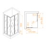 Душевой уголок RGW PA-146 (Прозрачное, 700x900)