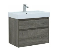 Тумба с раковиной Nova Lite 75 2 ящ. цв.дуб рошелье