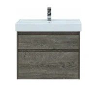 Тумба с раковиной Nova Lite 75 2 ящ. цв.дуб рошелье