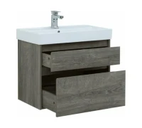 Тумба с раковиной Nova Lite 75 2 ящ. цв.дуб рошелье