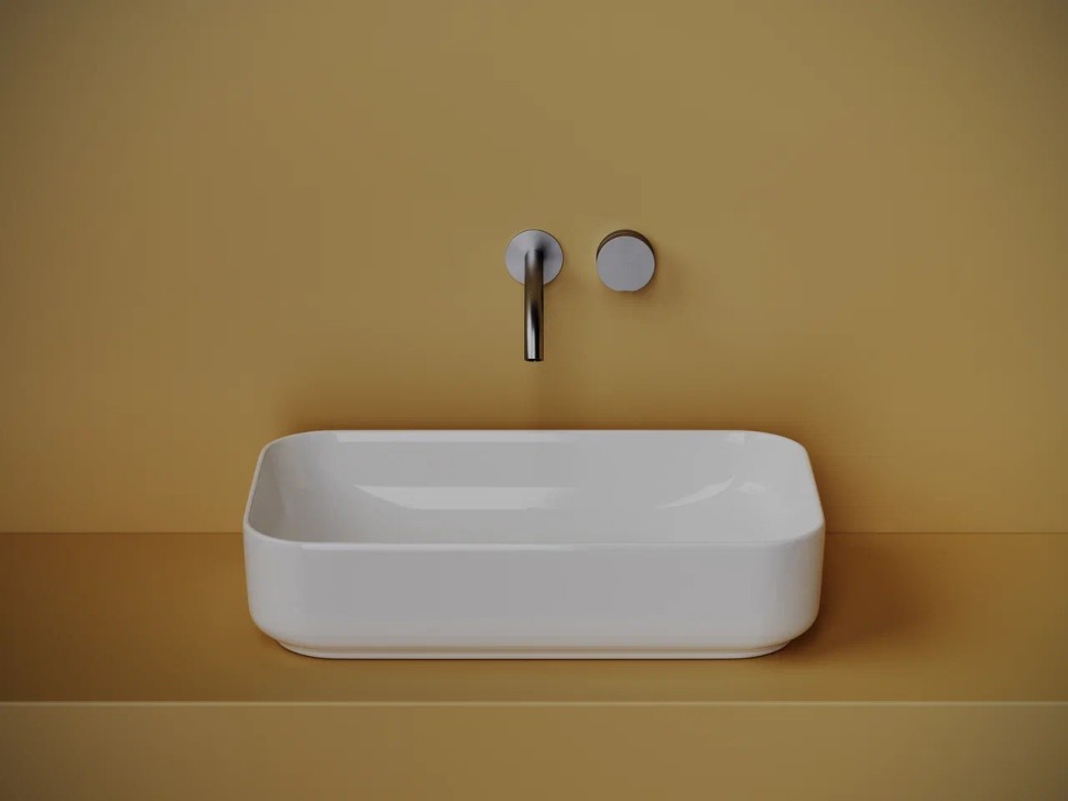 Умывальник чаша накладная прямоугольная Element 605x375x145мм