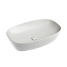 Умывальник чаша накладная овальная (цвет Серый Матовый) Element 600x380x138мм