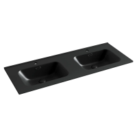 Умывальник накладной прямоугольный (цвет Черный Матовый) Element 1210x465x180мм CN7004MB