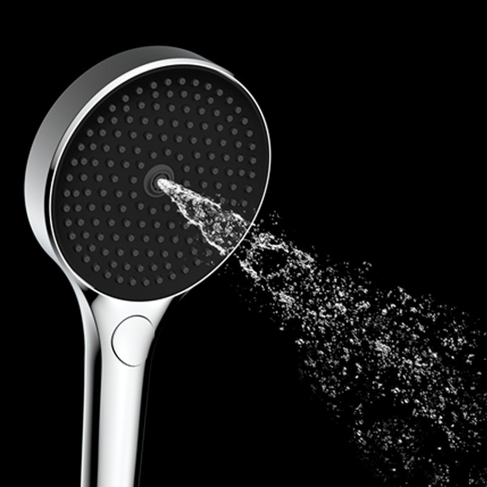 AQM8504CR Ручной душ O135мм, 4 режима, слайдер, Хром