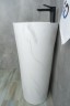 Раковина Gid Nb131ws 81111 накладная под камень матовый 40x40x84