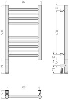 Богема 3.0 прямая 500х300 МЭМ левый