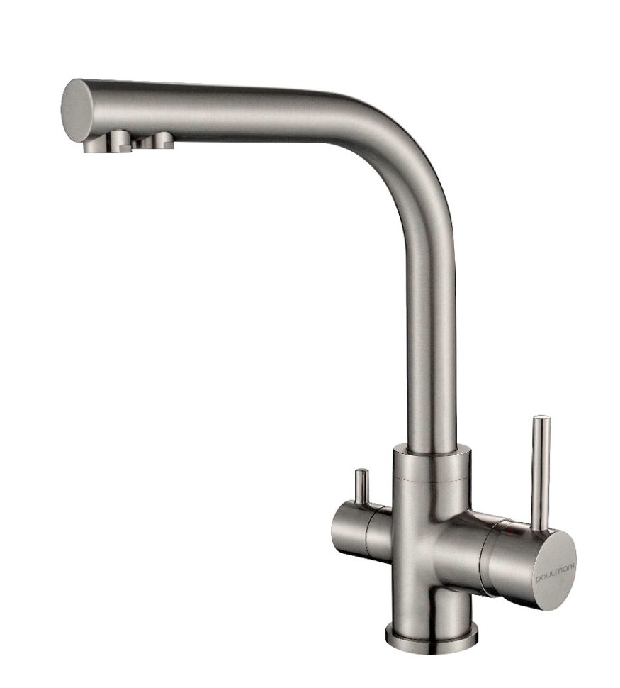 Смеситель для кухни ESSEN, никель, Es213011-NI(BS), Paulmark
