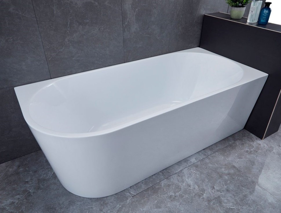 Ванна акриловая Vincea VBT-402-1600R, 1600*750*580, цвет белый, правая, щелевой перелив