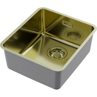 Кухонная мойка Omoikiri Omi 37-U/I Ultra-LG нерж. сталь/светлое золото