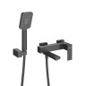 Смеситель для ванны и душа в комплекте с ручным душем, шлангом и держателем CEZARES SLIDER-VD-NOP