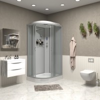 Душевая кабина Niagara Classic NG-3312-14RP (120х80х215) низкий поддон(13см),стекло матовое,3 места