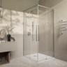 Душевой уголок Слим-Н (Slim-N) VSS-4SN900CLBN, 900*900, брашированный никель, стекло прозрачное