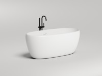 Ванна отдельностоящая LUCE 150x75 покраска по RAL полностью S-Stone Матовое