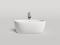 Ванна отдельностоящая LUCE 150x75 покраска по RAL полностью S-Stone Матовое