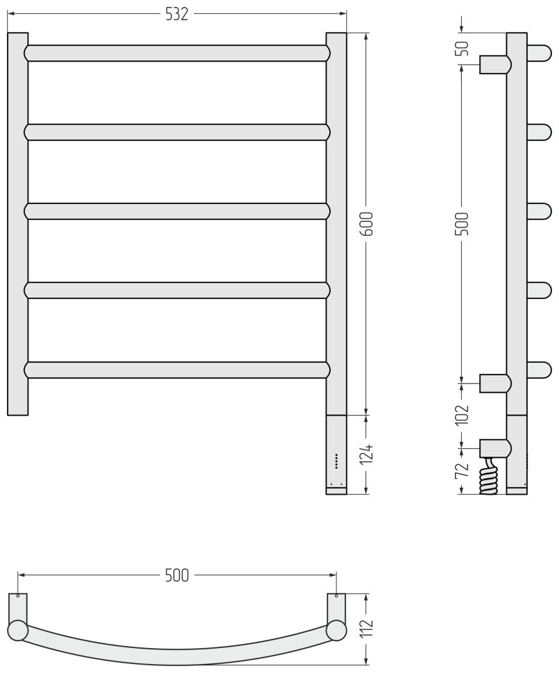 Галант 3.1 600х500 МЭМ правый