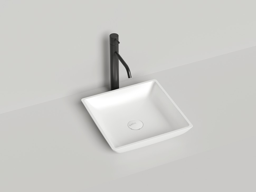 Раковина накладная CALLISTA 04 380х380х85 S-Sense Глянцевое