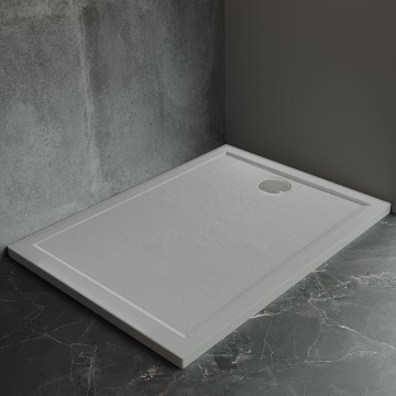 Душевой поддон Veconi Pietra G, 1000x900x30, искусственный камень, серый