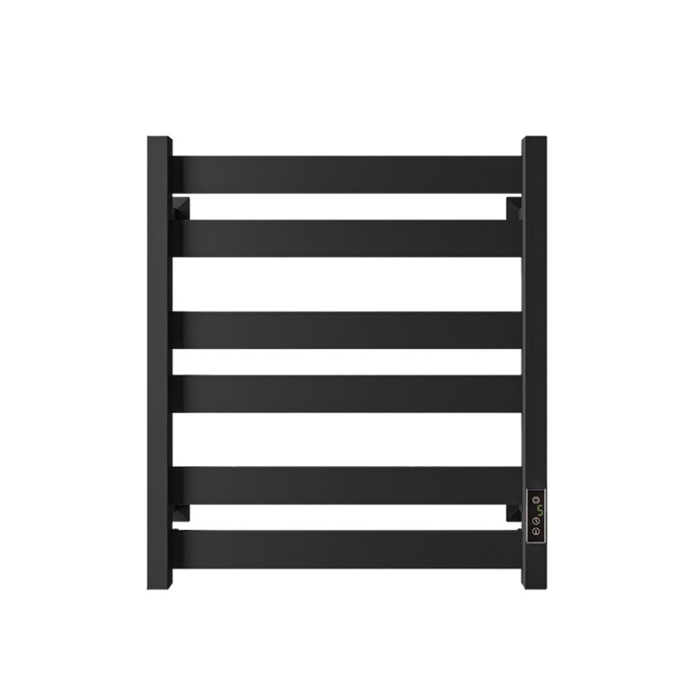 Полотенцесушитель электрический Piatto, 50/60, черный