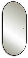 AQM9109B 550x1050 Зеркало с подсветкой и подогревом, универсальный монтаж
