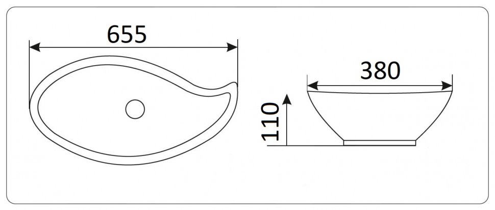 Умывальник CeramaLux 9052