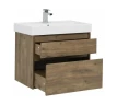 Тумба с раковиной Nova Lite 75 2 ящ. цв.дуб рустикальный