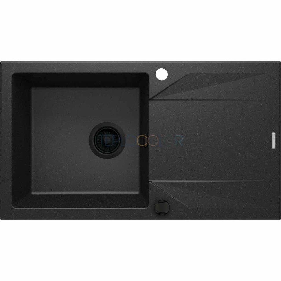 Гранитная мойка, 1-чаша с осушкой