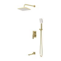 Душевая система скрытого монтажа Grossman Classic 501.K35.04.320 золото сатиновый,1 место