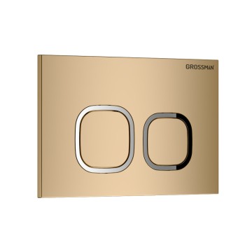 Клавиша смыва Grossman Cosmo 700.K31.02.310.310 золото матовый,1 место