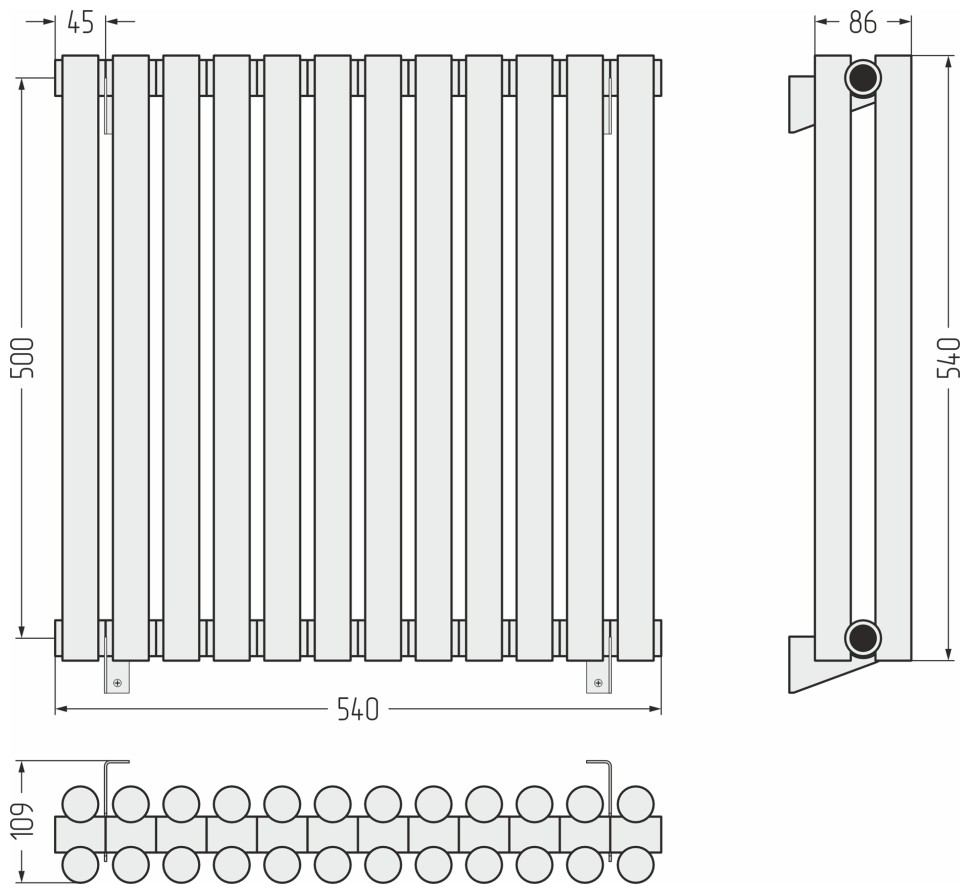 Эстет-11 500х540 12 секций