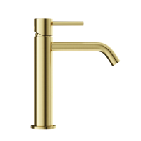 Смеситель для раковины SANCOS Etna, брашированное золото, PVD покрытие, арт. SC9003BG