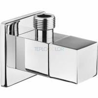 Угловой клапан, с керамическим картриджем, 1/2" - 3/8" - квадратный