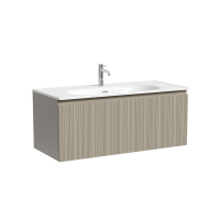 Тумба подвесная SANCOS Code 590х453х400, c одним ящиком оснащенным доводчиками, цвет серо- бежевый , арт. CD60GB