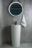 Раковина Gid Nb131 81112 накладная белая 40x40x84