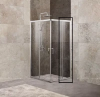 Боковая панель BelBagno UNIQUE-80-FIX-C-Cr