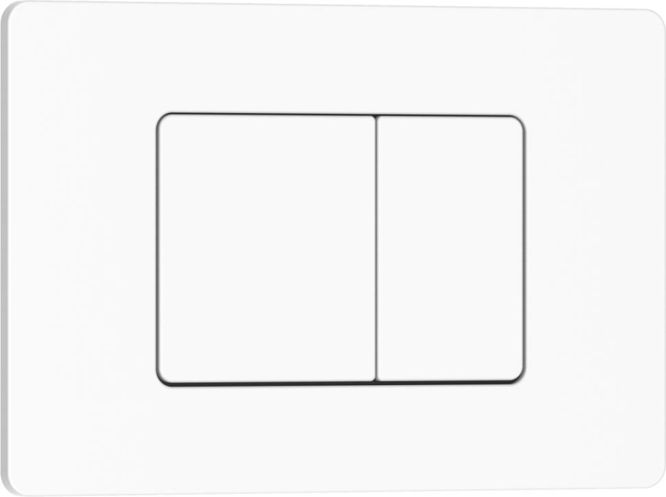 Комплект 2в1 IBERICA BLANCA инсталляция SILENCIO, кнопка смыва INOX-C белый матовый (IB001.111)
