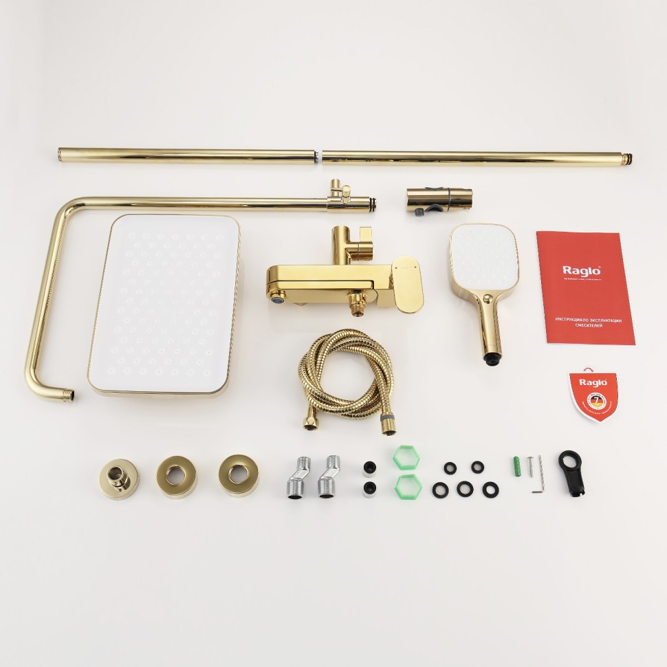 Душевая система Raglo для ванны и душа R50.24.23 Золото