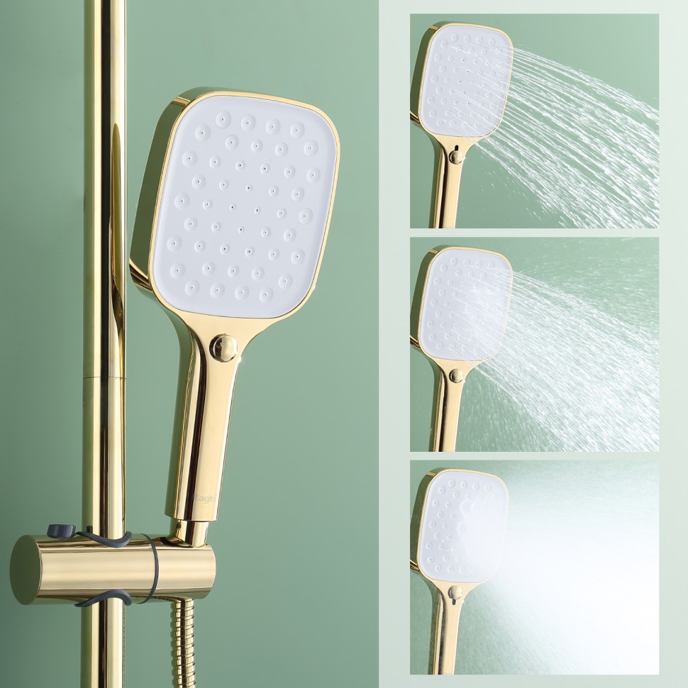 Душевая система Raglo для ванны и душа R50.24.23 Золото